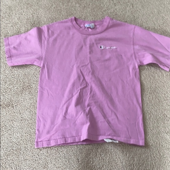 Champion Tops - Pink/Purple Champion Embroidered Shirt